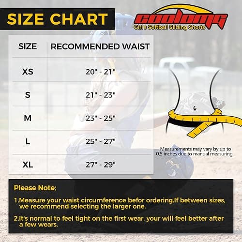 COOLOMG Youth Girls Softball Sliding Shorts Padded Compression Sliders for Baseball Football Lacrosse Cricket thumbnail 3