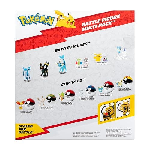 Pokémon Battle Figure 10 Pack – Nine 2-inch Battle Figures and One 4.5-inch Battle Figure thumbnail 8