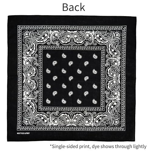 APIGANIZ 100% Cotton Bandanas, 21 x 21 inches, Set of 6 thumbnail 4