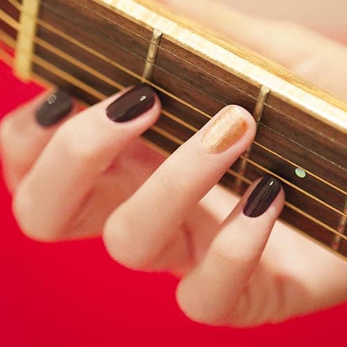 Manucurist Green Flash LED Hollyhock - Gel Ongle Rouge Noir - Vegan, 9-Free, Vernis Gel UV Semi Permanent - Gel Polish Vernis Semi Permanent - Vernis Semi Permanent Rouge - Made in France - 15 ml - Hollyhock thumbnail 3