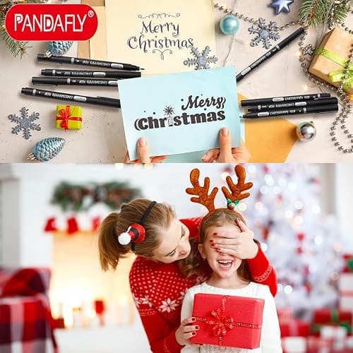 PANDAFLY Calligraphy Pen, 10 Size Calligraphy Pens for Writing, Brush Pens Calligraphy Set for Beginners, Hand Lettering Pen for Art Drawing, Sketching, Scrapbooking thumbnail 7