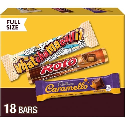 Hershey Assorted Caramel Candy Box, 29.4 oz (18 Pieces) - Image 1