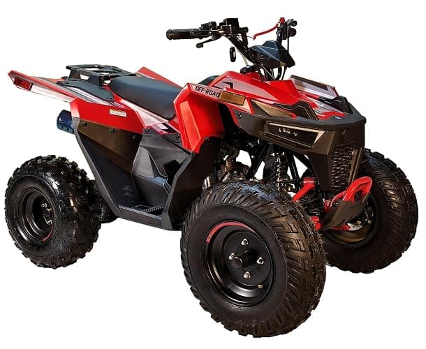 HHH Sporty 125E ATV 125cc ATV Quad for Youth Sports Utility Gas Power Sports ATV with Reverse Led Lights Big Tires 18/19 (Yellow) thumbnail 4