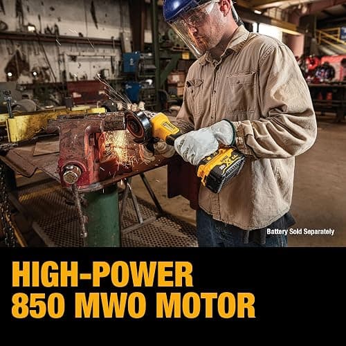 DEWALT 20V MAX* Angle Grinder Tool Cordless Brushless, 4 1/2 Inch, with Paddle Switch and Kickback Brake, Tool Only (DCG413B) thumbnail 7