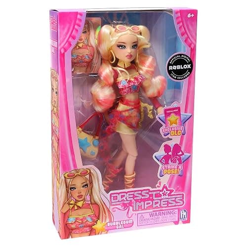 Dress To Impress — Bubblegum Gal Fashion Doll — Series 1 Wave 1 thumbnail 2