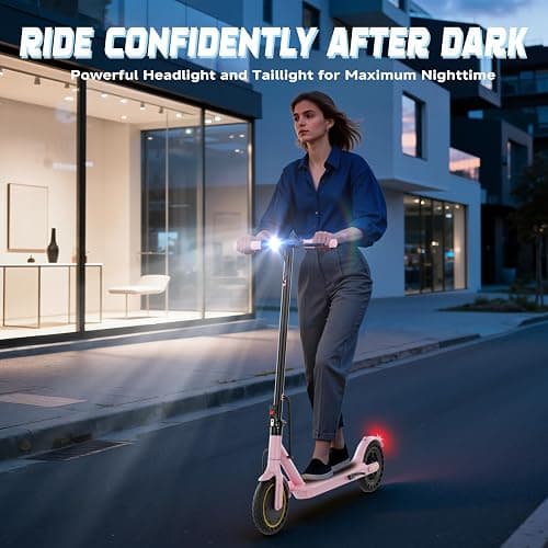 Sigravy Electric Scooter for Adults, Folding Commuter Kids E-Scooter, 350W Motor, 8.5” Tires, 16–19 MPH, 19–21 Miles Range, Dual Brake, App Control, Lightweight Scooter for Teens thumbnail 5
