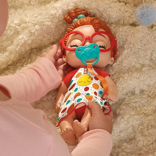 Baby Alive Lil Dreamer Dottie Doodle Sleepy Baby Doll Set, Red Hair, Fun Sleepover Theme, Preschool Toys for Girls & Boys 3 Years & Up thumbnail 6