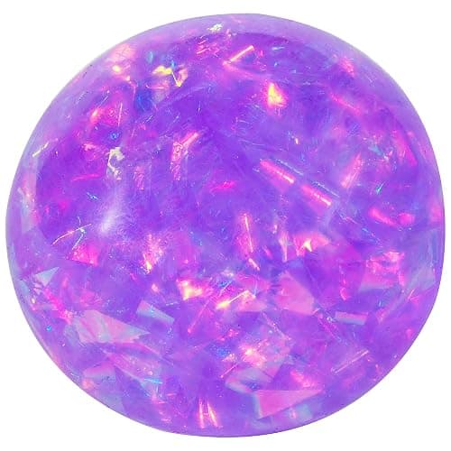 Schylling NeeDoh Crystal - Sensory Squeeze Toy - Shimmering Liquid Filling - 2.25" Wide - Color May Vary (Pack of 1) thumbnail 4