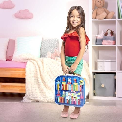 Little Tikes Story Dream Machine Show & Go Storage Case, Storytime, Books, Audio Play, Character, Carry Case, Gift and Toy for Toddlers and Kids Girls Boys Ages 3+ thumbnail 7