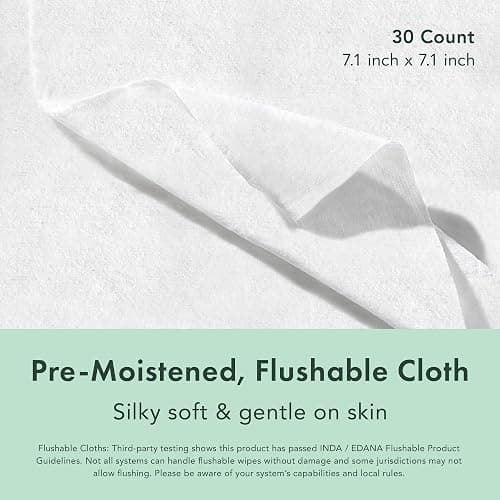 Rael Feminine Wipes, Flushable, Travel Size, All Skin Types, Daily Use (Gentle, 10 Count Pack of 3) thumbnail 2