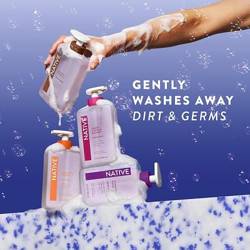 Native Liquid Hand Soap, Coconut & Vanilla Scent, Non-Drying Formula for Soft, Smooth Hands, Made with Plant-Based Cleansers, Sulfate & Paraben Free, 13 oz Bottle thumbnail 2