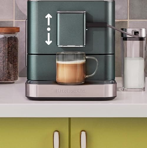 KitchenAid Fully Automatic Espresso Machine KF7 with Milk Attachment, KES8557JP, Juniper thumbnail 2