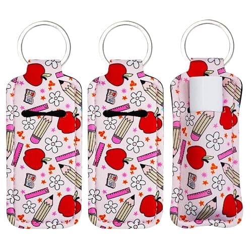 Haevola Cute Chapstick Holder Keychain for Women – Lip Balm & Lip Gloss Holder Keychain Accessories Gift, Purse Charm Clip - Image 1