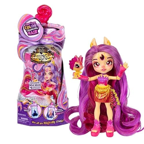 Magic Mixies Pixlings Deluxe Pack, Pippa The Firehorse Pixling. Now with Shimmer Reveal - Image 1