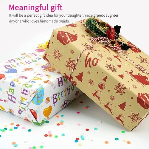 20,000 Pcs Clay Beads Bracelet Making Kit, 120 Colors 6 Boxes Polymer Beads Spacer Heishi Beads & Jewelry Kit with Pendant Charms Elastic Strings, Crafts Gift for Kids Adults1 thumbnail 8