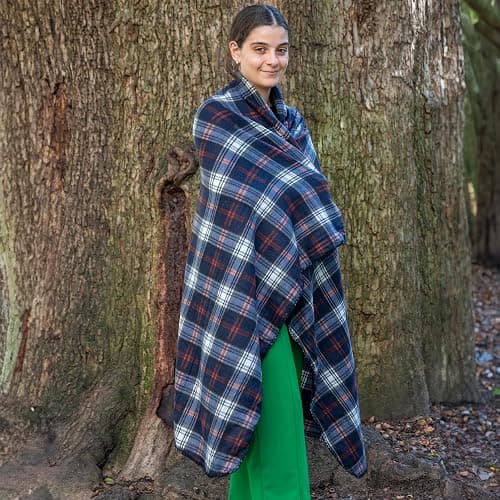 Trail maker 50x60 Throw Blankets, Plaid Fleece Throw Blankets for Bedroom, Couch, Livingroom, Chair, Pets, Outdoors thumbnail 2