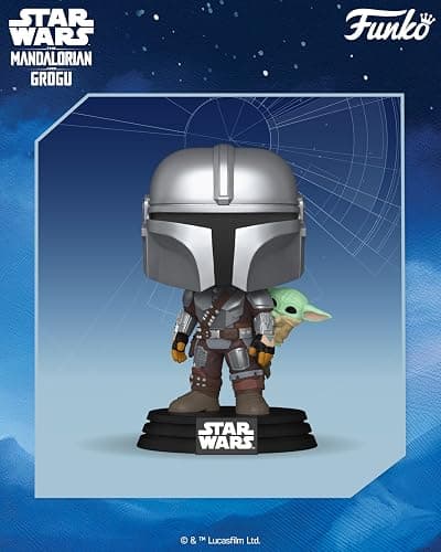 Funko Pop! Star Wars: Mandalorian & Grogu - The Mandalorian with Grogu - Collectable Vinyl Figure - Gift Idea - Official Merchandise - Toys for Kids & Adults - Star Wars Fans thumbnail 4