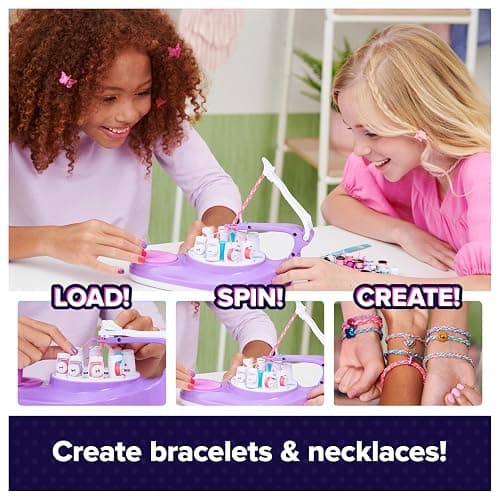 Cool Maker, KumiKreator Bead & Braider Friendship Necklace & Bracelet Making Kit (Packaging May Vary), Gifts & Stocking Stuffers for Girls Ages 8 and up thumbnail 3