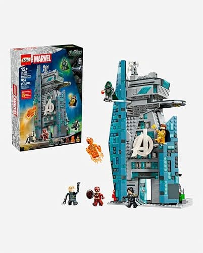 LEGO Marvel Avengers: Doomsday New Avengers Tower 76352 | Building Toy for Boys & Girls, Ages 12+, Bedroom Decor, Doomsday Merch with 6 Minifigures, 954 pieces, Gift for Marvel Fans thumbnail 7