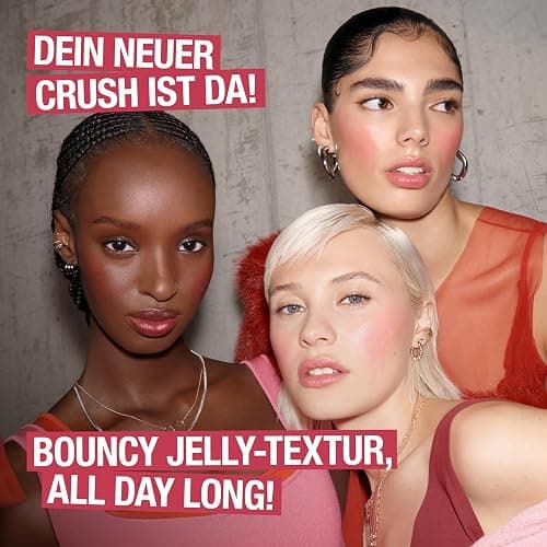 MANHATTAN Multi-Tasker Jelly Crush Blush and Lip Stain, feuchtigkeitsspendender Blush und Lip Stain mit Himbeerduft leichte Formel, Fb. 200 Pink Sublime, 8,5 g thumbnail 6