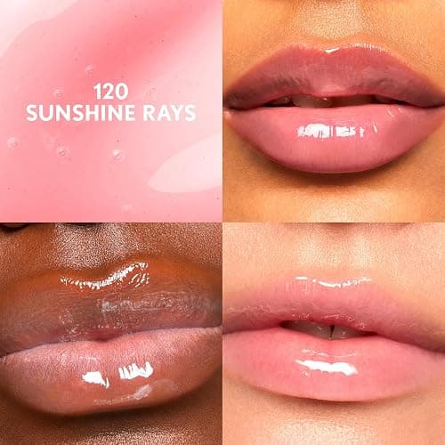 COVERGIRL Clean Fresh Yummy Lip Gloss, Sunshine Rays, W&F, Hydrating, Non-Sticky, Hyaluronic Acid, Glassy Shine, 0.33oz thumbnail 3
