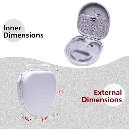 LTGEM Case Compatible with Razer Barracuda X Gaming & Mobile Headset(2022 & 2021Model), White thumbnail 2