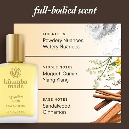 Kuumba Made Egyptian Musk Fragrance Oil 0.5 fl oz (15ml) | Alcohol Free thumbnail 5