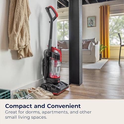 Bissell CleanView Compact, Powerful Suction & Extension Wand, 3508 | Lightweight for apartments & dorms; scatter-free technology; removable extension wand; compact design thumbnail 3
