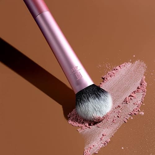 Real Techniques Tapered Cheek Brush, RT 449 Fluffy Blending Brush for Powder Blush & Highlighter, UltraPlush Synthetic Bristles, Vegan & Cruelty-Free Makeup Brush, 1 Count thumbnail 5