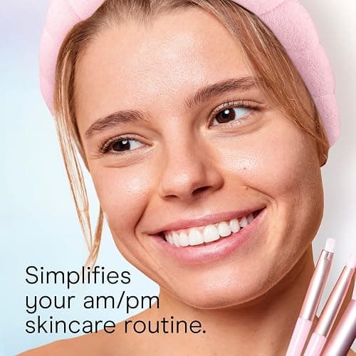 Conair Spa Makeup and Face Washing Headband, Pink Bubble Design, 1 Count, Ultra-Absorbent Microfiber Headband for Washing Face, Soft Terry Cloth, No-Squeeze, No-Pull Band Gentle on Hair and Head thumbnail 5