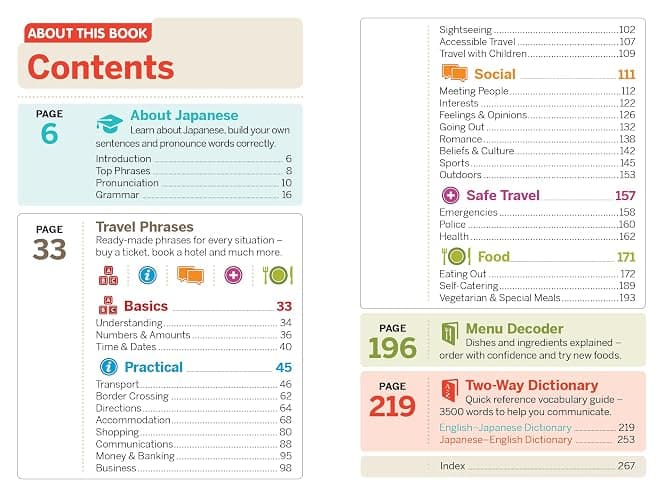 Lonely Planet Japanese Phrasebook & Dictionary: Pocket-Sized Travel Language Guide with 3,500 Words, Essential Phrases, Pronunciation Tips & More thumbnail 3