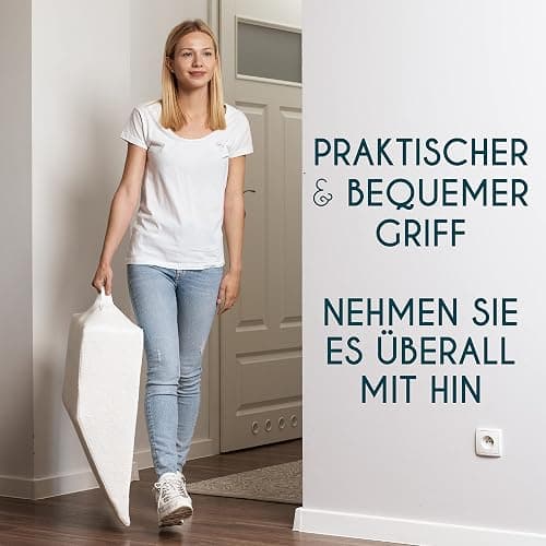 Dreamzie Ergonomisches Venenkissen Beinhochlagerungskissen Made in EU und Oeko TEX - Beinkissen Memory-Schaum - Beinauflage Atmungsaktiv Waschbar Hypoallergen thumbnail 5