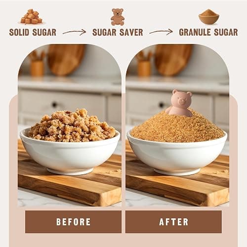 Sifri Art Brown Sugar Keeper 3D – Terracotta Clay Bear Softener, Unique Moisture Holder for Baking Essentials Like Cookies, Marshmallows, Herbs – Cute Kitchen Storage and Freshness Saver thumbnail 7