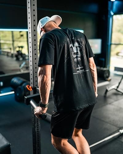 SAVD Christian Oversized T-Shirt for Men – Faith-Based Tee, 100% Cotton, Bible Verse Back Graphic, Bold Christian Design thumbnail 2