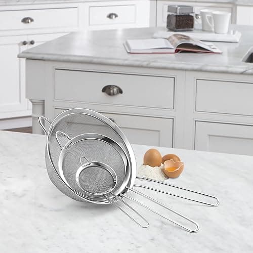 Cuisinart Mesh Strainers, 3 Count (Pack of 1) Set, CTG-00-3MS Silver - Strainers thumbnail 8
