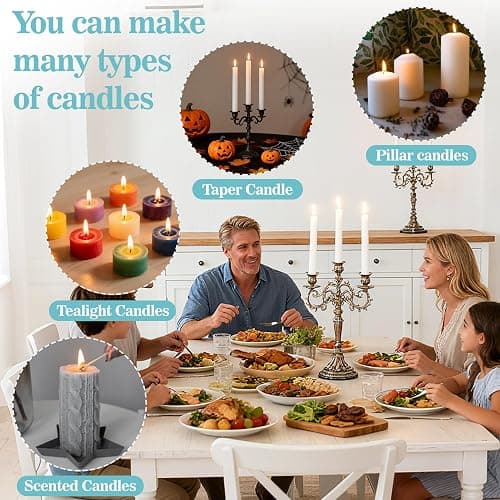 CARGEN 885g Paraffin Wax Pellets - Paraffin Wax Candle Making,Pure Paraffin Wax,Paraffin Wax Beads,Paraffin Wax Candle,Paraffin Candles for Craft,Candle Making Furniture,Spa,Hand Treatments thumbnail 2