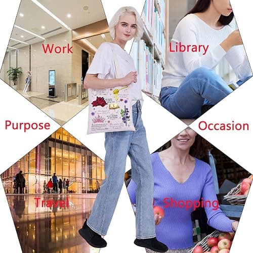 VAMSII Powerless Book Inspired Gifts Romantic Fan Tote Bag Powerless Bookish For Fan Gifts thumbnail 7