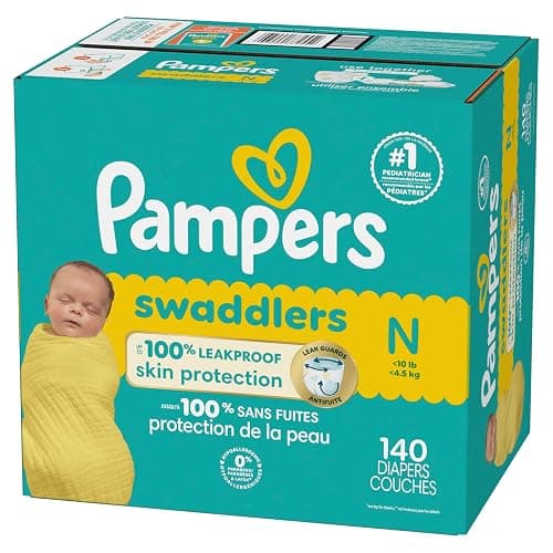Pampers Baby Diapers - Swaddlers - Size 0, 140 Count, Ultra Absorbent Disposable Newborn Diaper thumbnail 15