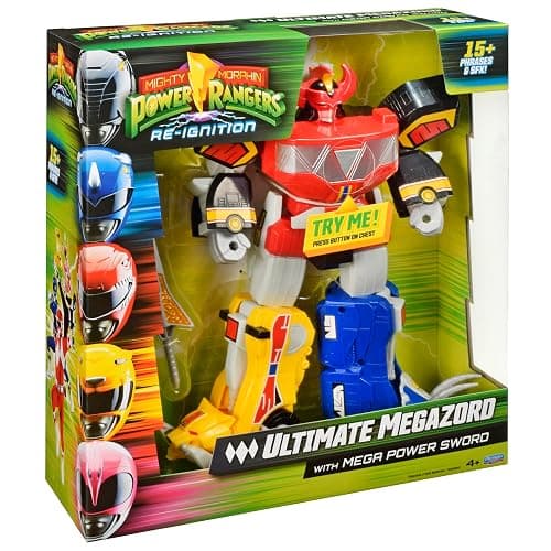POWER RANGERS Mighty Morphin Re-Ignition - Ultimate Megazord Electronic Figure by Playmates Toys thumbnail 7