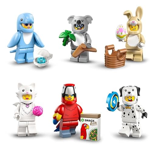 Lego Minifigures Series 28 with 12 Figures: Complete Set of Lego Minifigures Series 71051 Animals (Including Printed Tile) thumbnail 5