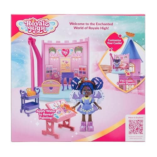 Royale High Art Class Playset - 1 Doll, 6 Accessories - 1 Surprise Water Reveal - Fits Inside Castle Playset - Virtual Item Code Included - Ages 5+ thumbnail 5