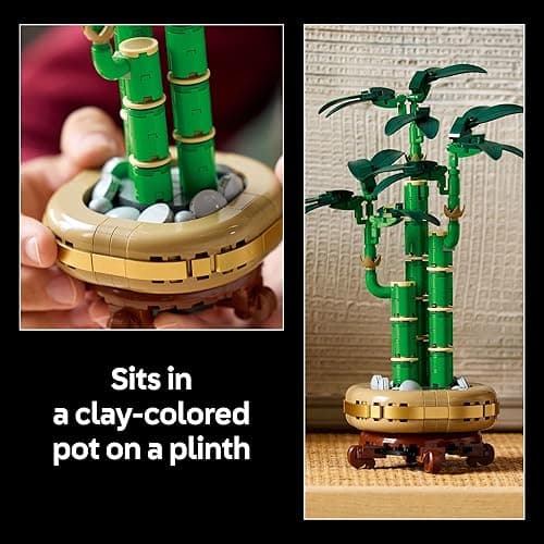LEGO Botanicals Lucky Bamboo Building Set - Artificial Plant for Indoor Home Décor, Adults Ages 18+ - Fake Plant Decoration for Table, Desk, Office - Gift for Birthdays - 10344 thumbnail 5