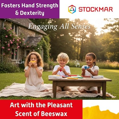 Stockmar Modelling Beeswax – 12 Assorted Color Sheets in Sliding Cardboard Box – Non-Drying, Reusable Wax Art Set for Artists and Hobbyists – for Creative Art Projects, Crafting, and Sculpture thumbnail 7