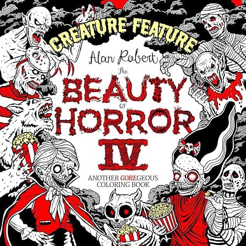 The Beauty of Horror 4: Creature Feature Coloring Book - Image 1