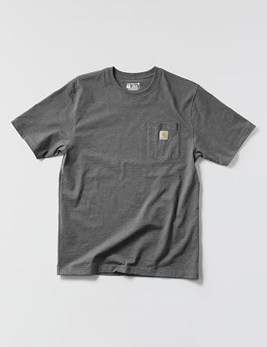 Carhartt Men's Loose Fit Heavyweight Short-Sleeve Pocket T-Shirt (Also Available in Big & Tall) thumbnail 6