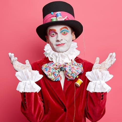 Parma77 Neck Ruffle Collar Cuffs Set, Detachable Clown Costume Accessories thumbnail 7