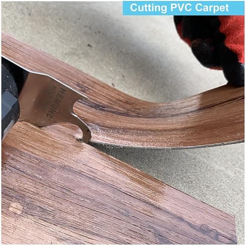 HEMUNC 3PCS Oscillating Multitool Saw Blades, Oscillating Multi Tool Hook Knife Blade for Cutting Roofing Shingles, PVC Carpet, and Cardboard, Fit Dewalt Milwukee Rockwell Bosch Dremel Ryobi Ridgid thumbnail 4