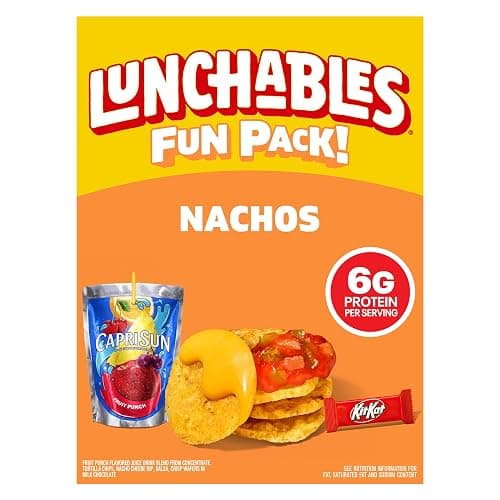 Lunchables Nachos with Capri Sun Fruit Punch & Kit Kat Fun Pack, 4.7 oz & 6 fl oz Package - Image 1