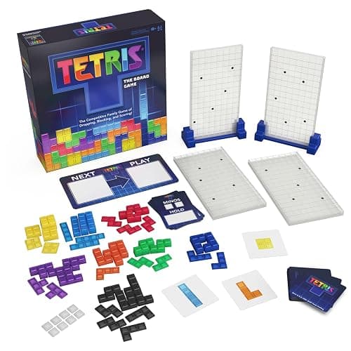Spin Master Games, Tetris: The Board Game, Play The Classic Puzzle Game Tetris in Real Life, Multiplayer Head-to-Head Puzzle Challenge, 2-4 Players, Stocking Stuffer Gift Ideas for Ages 8 & Up thumbnail 6