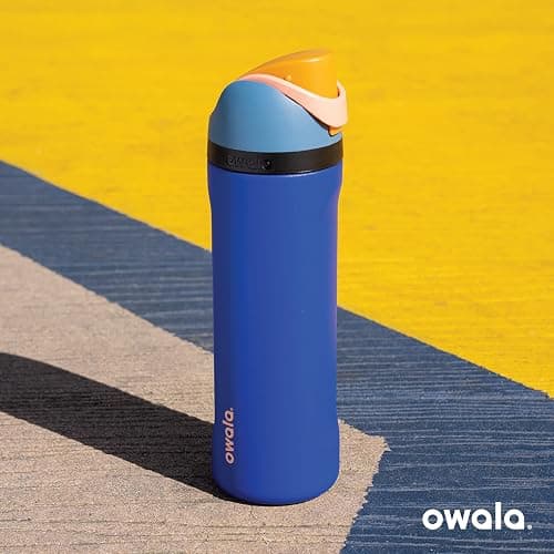 Owala FreeSip Insulated Stainless Steel Water Bottle with Straw for Sports, Travel, and School BPA-Free Sports Water Bottle, 32 oz, Very, Very Dark - 32 Ounces - Very, Very Dark thumbnail 6